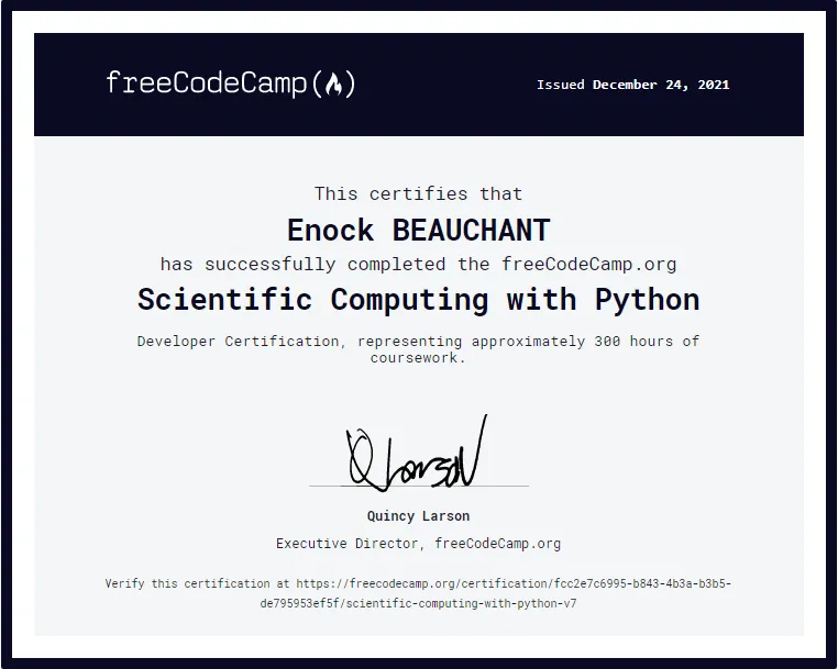 Scientific Computing